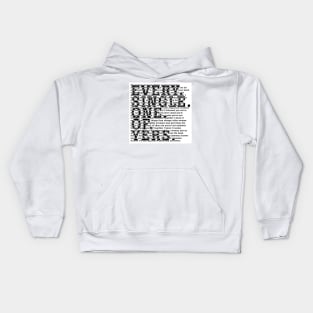 Courteeners  NNFE _Every Single One Of Yers_ Kids Hoodie